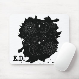 MOUSEPAD PAD DE MOUSE ASTROLOGIA (B&W)