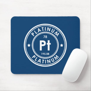 Mousepad Pad de Mouse Azul com Elemento Platinum
