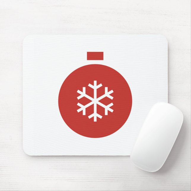 Mousepad Pad de Mouse da Bola de Natal (Com mouse)