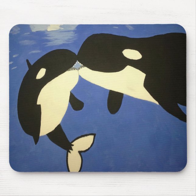 Mousepad Pad de Mouse de Baleias (Frente)