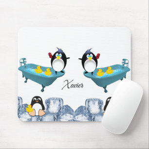 Mousepad Pad de Mouse de Banheira de Pinguim! Pad do mouse