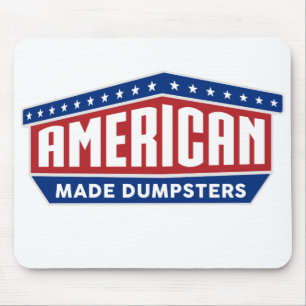 Mousepad Pad de Mouse de Dumpsters Americano