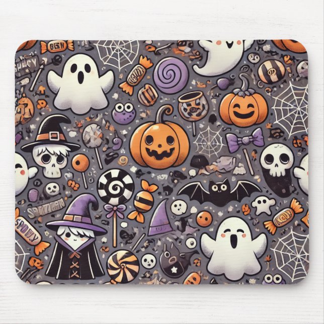 Mousepad Pad de Mouse de Halloween Bonito (Frente)