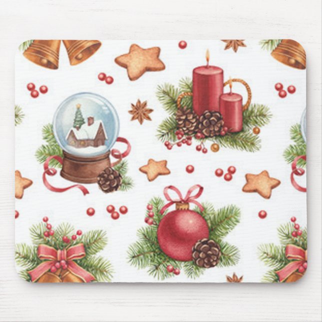 Mousepad Pad de Mouse de Natal bonito (Frente)