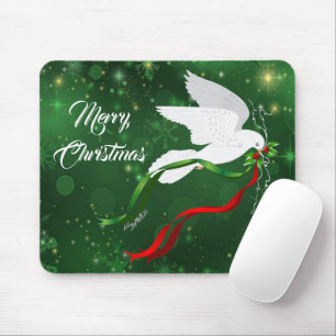 Mousepad Pad de Mouse de Natal de Doença Branca
