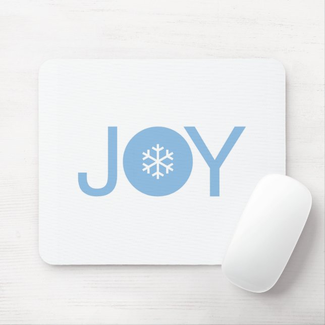 Mousepad Pad de Mouse de Natal de Joia Azul (Com mouse)