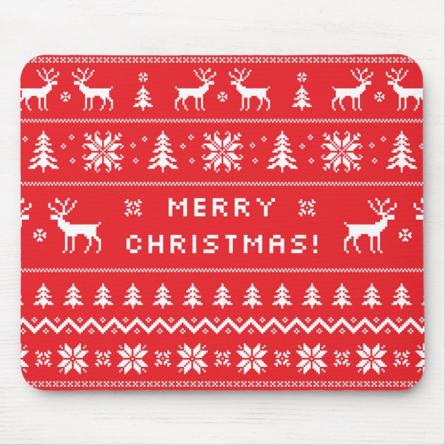 Mousepad Pad de Mouse de Natal Feio (Frente)