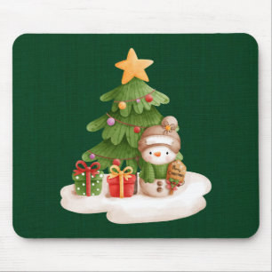 Mousepad Pad de Mouse de Neve Natal