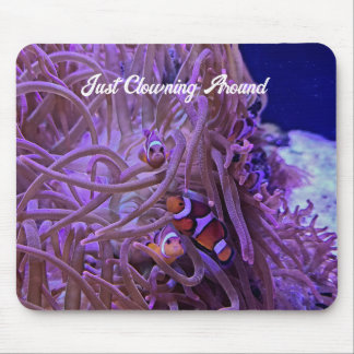 Mousepad Pad de Mouse de Peixe-Palhaço e Anêmona Marinha