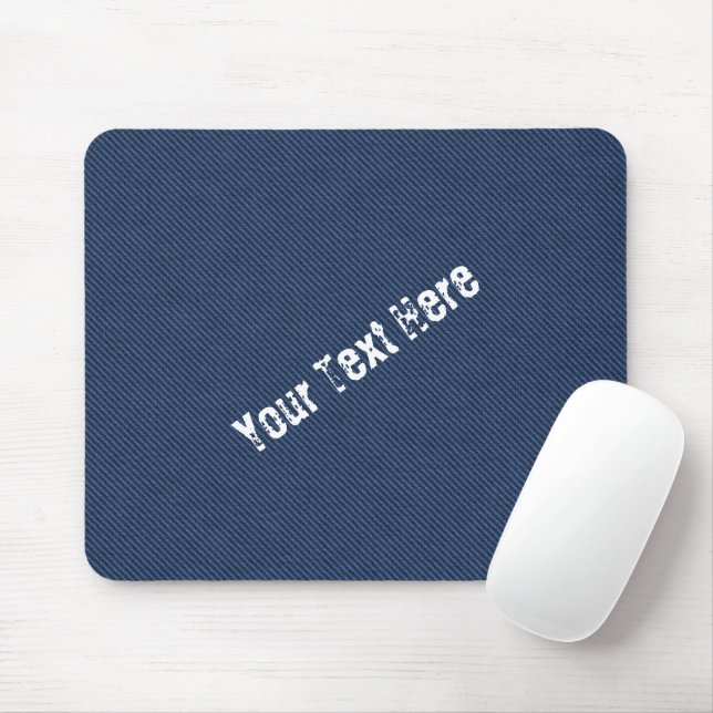 Mousepad Pad de Mouse de Texto Personalizado - Design de Te (Com mouse)