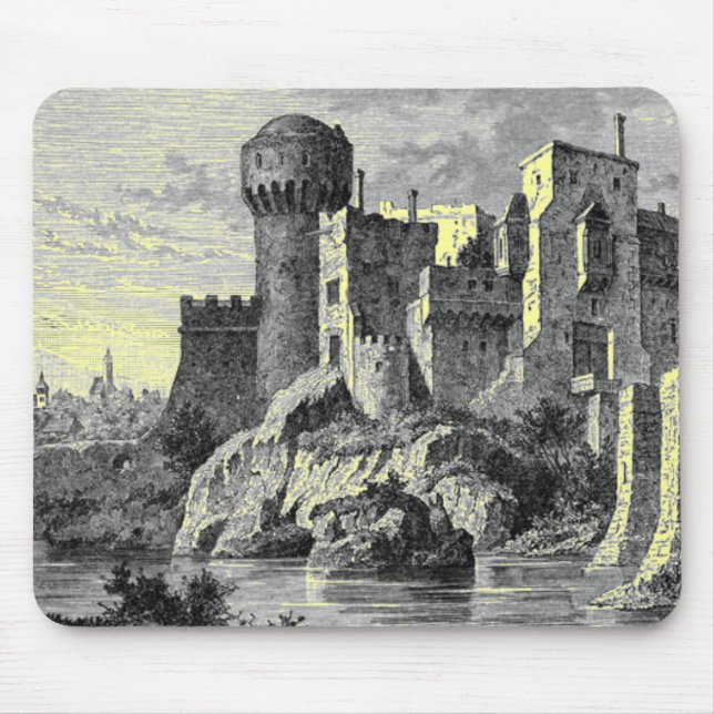 Mousepad Pad de Mouse do Castelo Medieval (Frente)