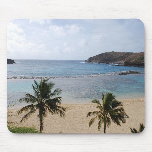 Mousepad Pad de Mouse do Paraíso de Praia (Frente)