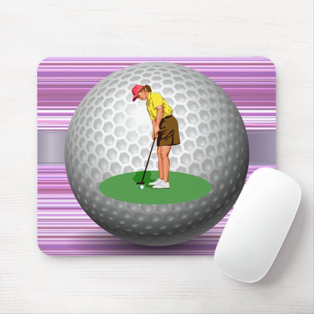 Mousepad Pad de Mouse Golfe Ball Stripe! Pad do mouse (Com mouse)