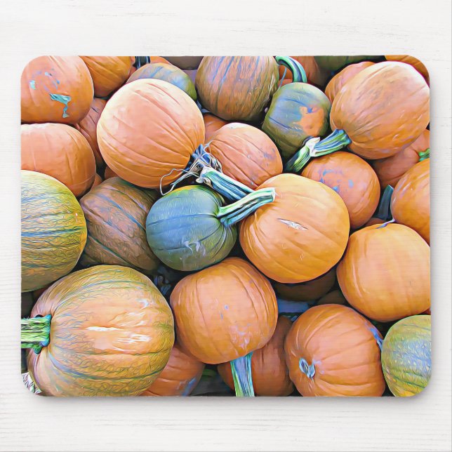 Mousepad Pad de Mouse Halloween Pumpkins (Frente)