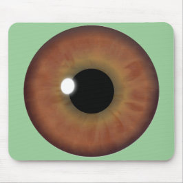 Mousepad Pad de Mouse Legal Personalizado Iris Brown Eye