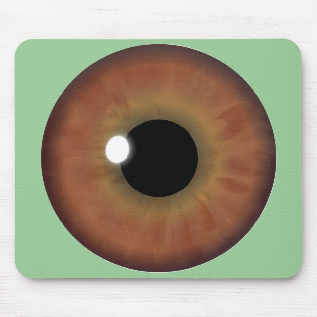 Mousepad Pad de Mouse Legal Personalizado Iris Brown Eye (Frente)