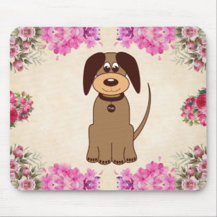 Mousepad Pad de Mouse Marrom