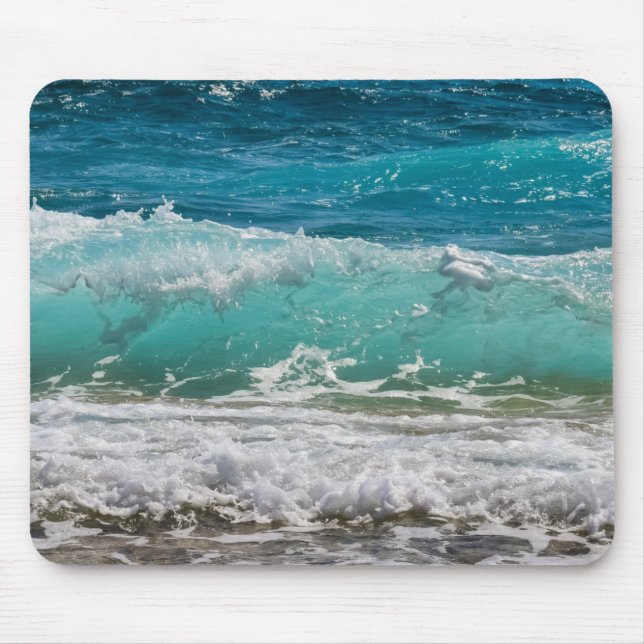 Mousepad Pad de Mouse Ondas Oceânicas (Frente)