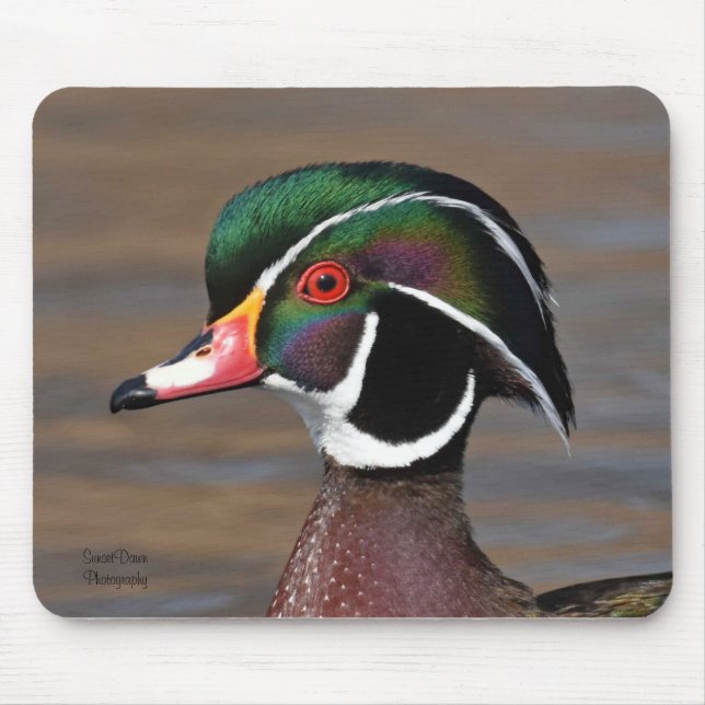 Mousepad Pad de Mouse Pato de Madeira (Frente)