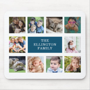Mousepad Pad de Mouse Personalizado de Colagem de Fotos