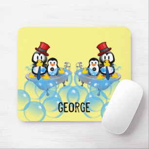 Mousepad Pad De Mouse Pinguin Bubble Bath! Pad do mouse