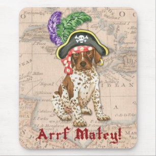 Mousepad Pad de Mouse Pirata de Ponteiro Alemão Curto