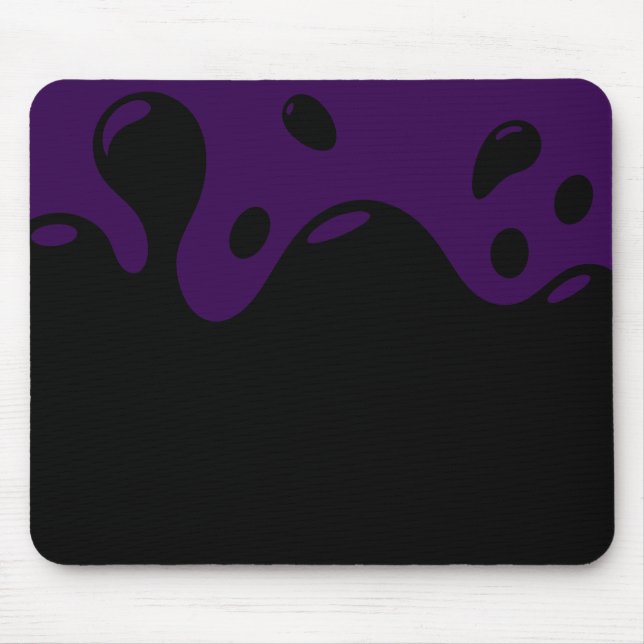 Mousepad Pad de mouse roxo e preto (Frente)