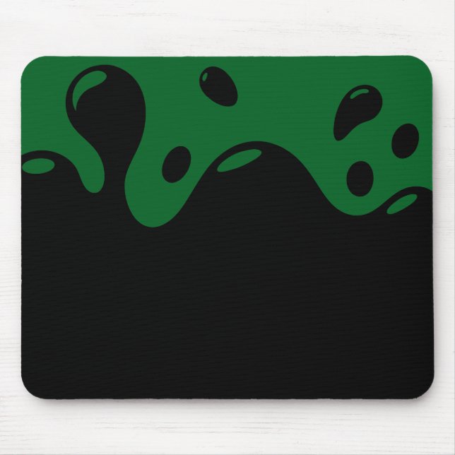 Mousepad Pad de mouse verde e preto (Frente)