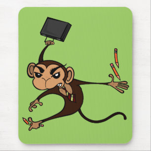 MOUSEPAD PÁD DE MOUSE VERTICAL FRUSTRADO DE MACACOS