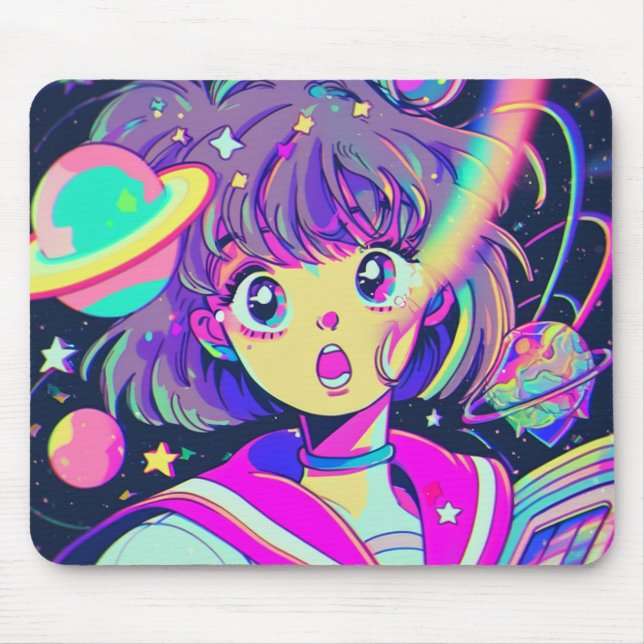 Mousepad Pad de Rato de Animação Kawaii (Frente)