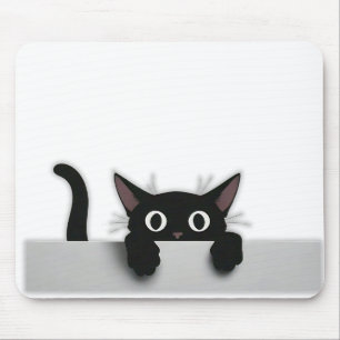 Mousepad Pad de Rato de Gato Negro