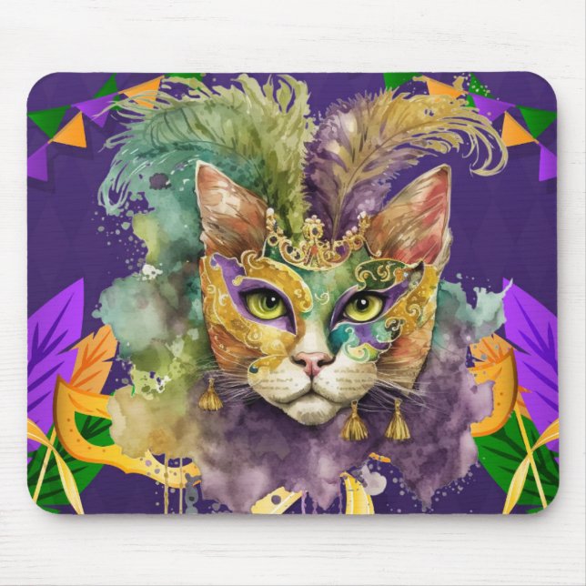 Mousepad Pad de Rato de Gras Mardi (Frente)