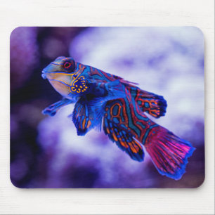 Mousepad Pad de Rato de Peixe Goby Mandarin