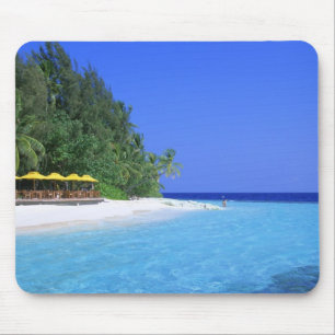 Mousepad Pad de rato de praia tropical