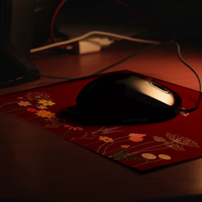 Mousepad Pad de Rato Vermelho-escuro (Criador carregado)