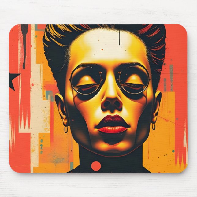 Mousepad Pad do mouse abstrato Pop (Frente)