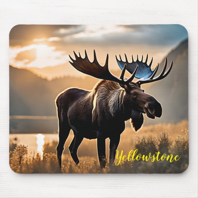 Mousepad Pad do Mouse Alce-Pedra (Frente)