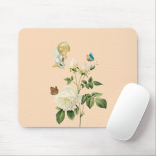 Mousepad Pad do Mouse Angel Rosa Beige! Pad do mouse