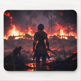 Mousepad Pad do Mouse Anime Warrior