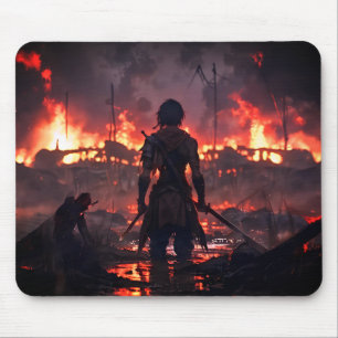 Mousepad Pad do Mouse Anime Warrior