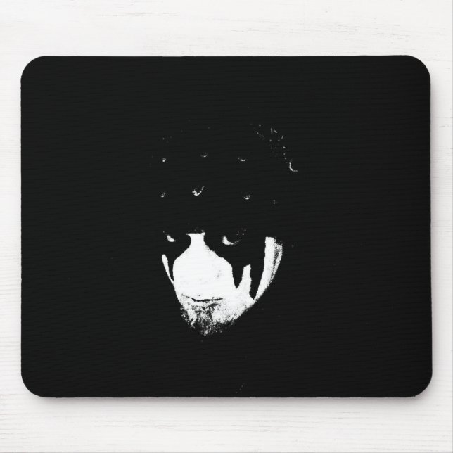 Mousepad Pad do mouse Anubis do Kaos B&W (Frente)