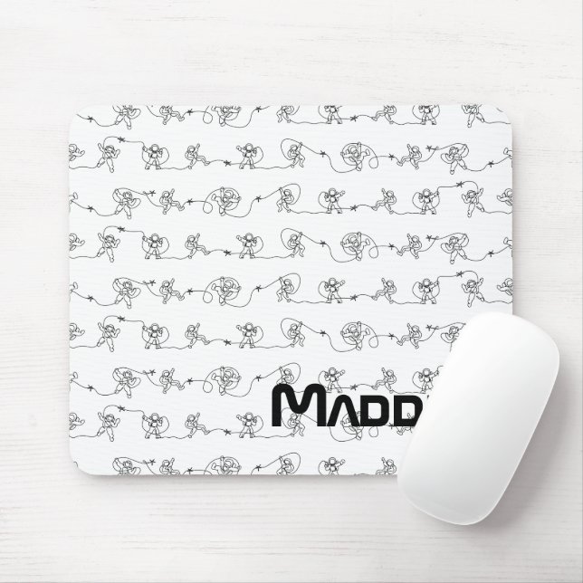 Mousepad Pad do mouse astronauta (Com mouse)