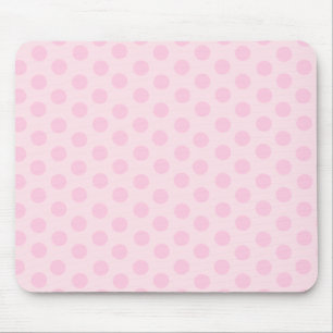 Mousepad Pad do mouse Bolinhas rosa