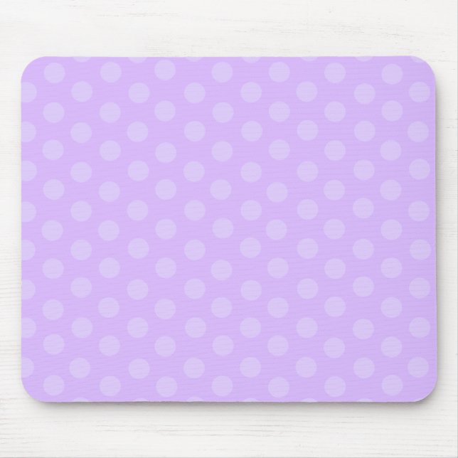 Mousepad Pad do mouse Bolinhas Roxo (Frente)