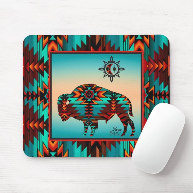 Mousepad Pad do Mouse Buffalo Sudoeste (Com mouse)