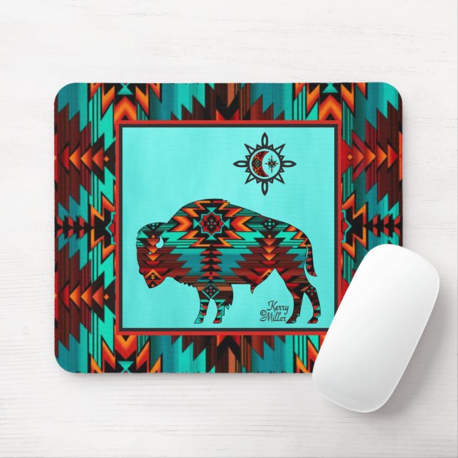 Mousepad Pad do Mouse Buffalo Sudoeste (Com mouse)