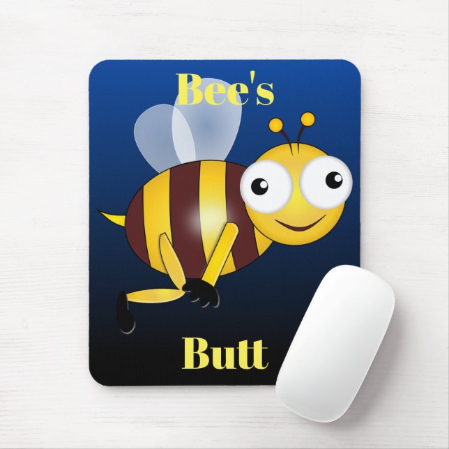 Mousepad Pad do mouse Bumbum de abelhas (Com mouse)