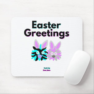 Mousepad Pad do mouse Bunny Felpudos