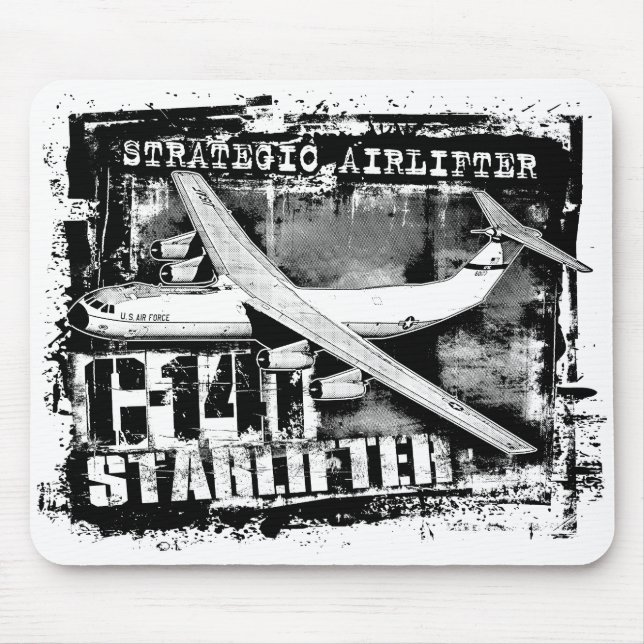 Mousepad Pad do mouse C-141 Starlifter (Frente)