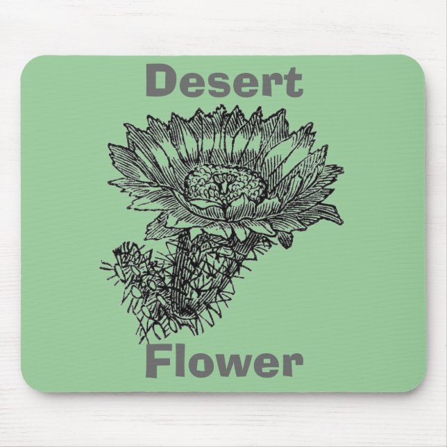Mousepad Pad do mouse Cactus (Frente)
